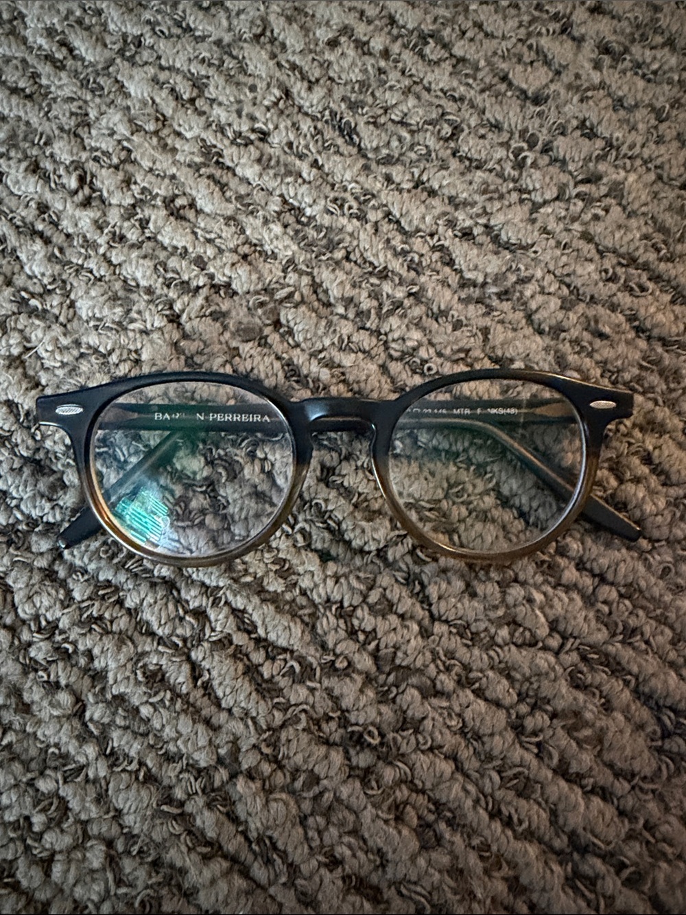 Barton Perreira Banks Round Frame Eyeglasses